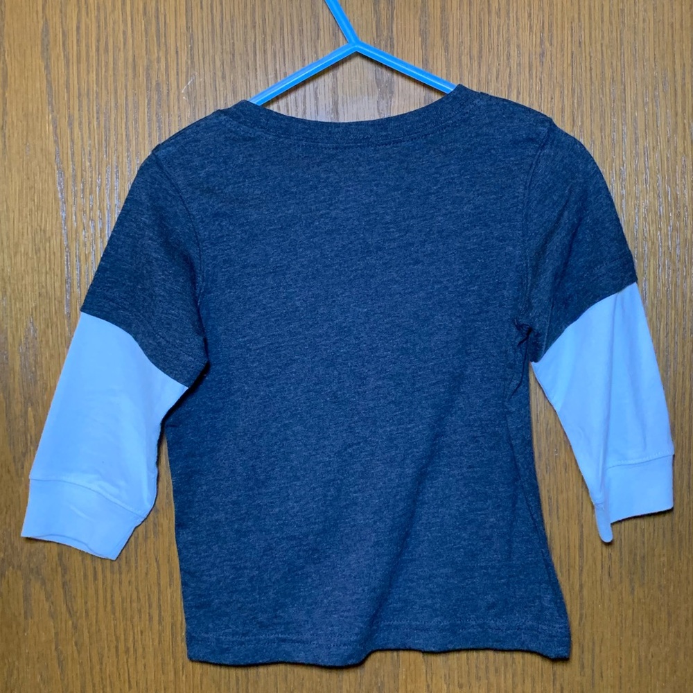 NWT Carter’s “Dad’s Rockstar” Layered Long Sleeve Tee – Size 18 Months - Picture 6 of 10